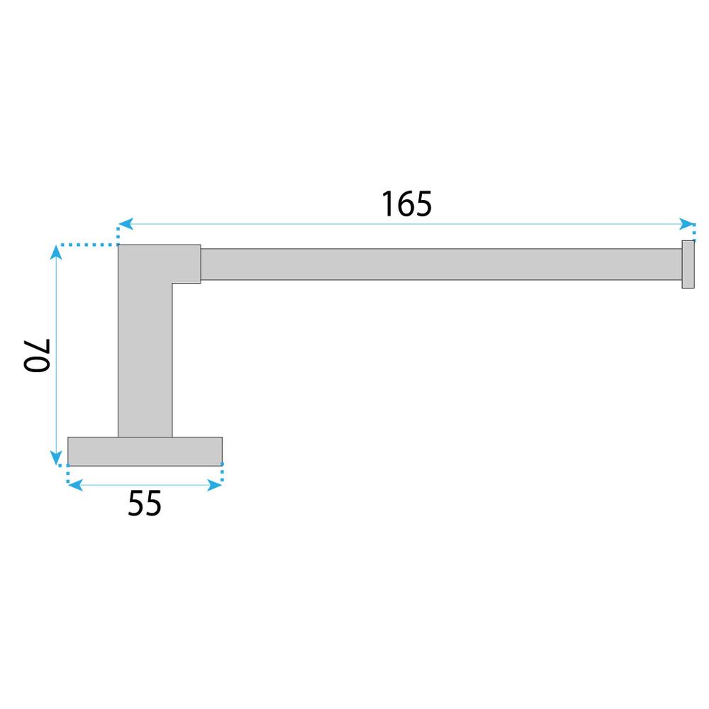 Toilet paper holder 5909 Nico Gold