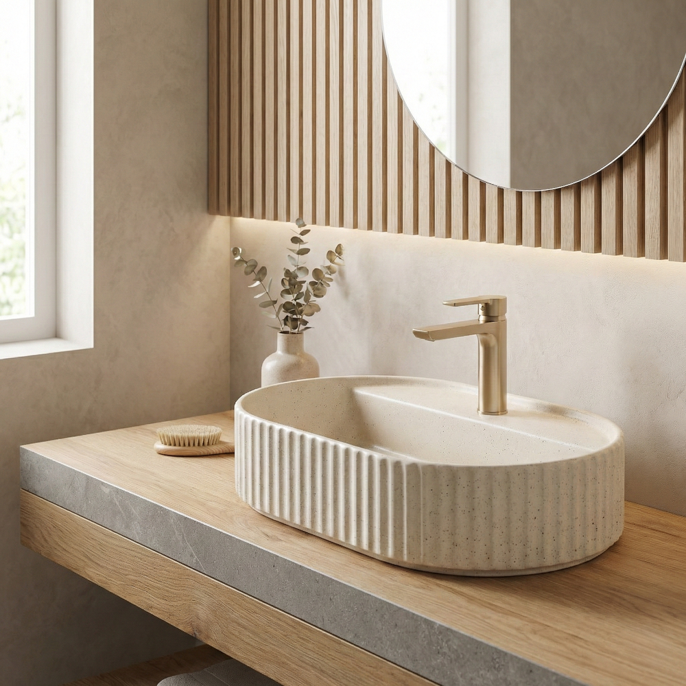 Rea Marcela 60 Vanilla työtasoinen pesuallas