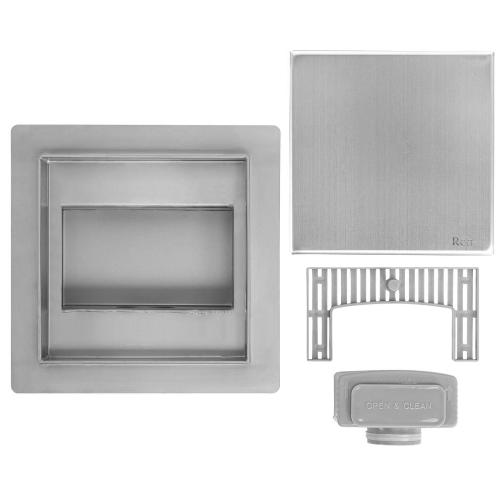 Odpływ liniowy REA NEO STAL SZCZOTKOWANA 15x15