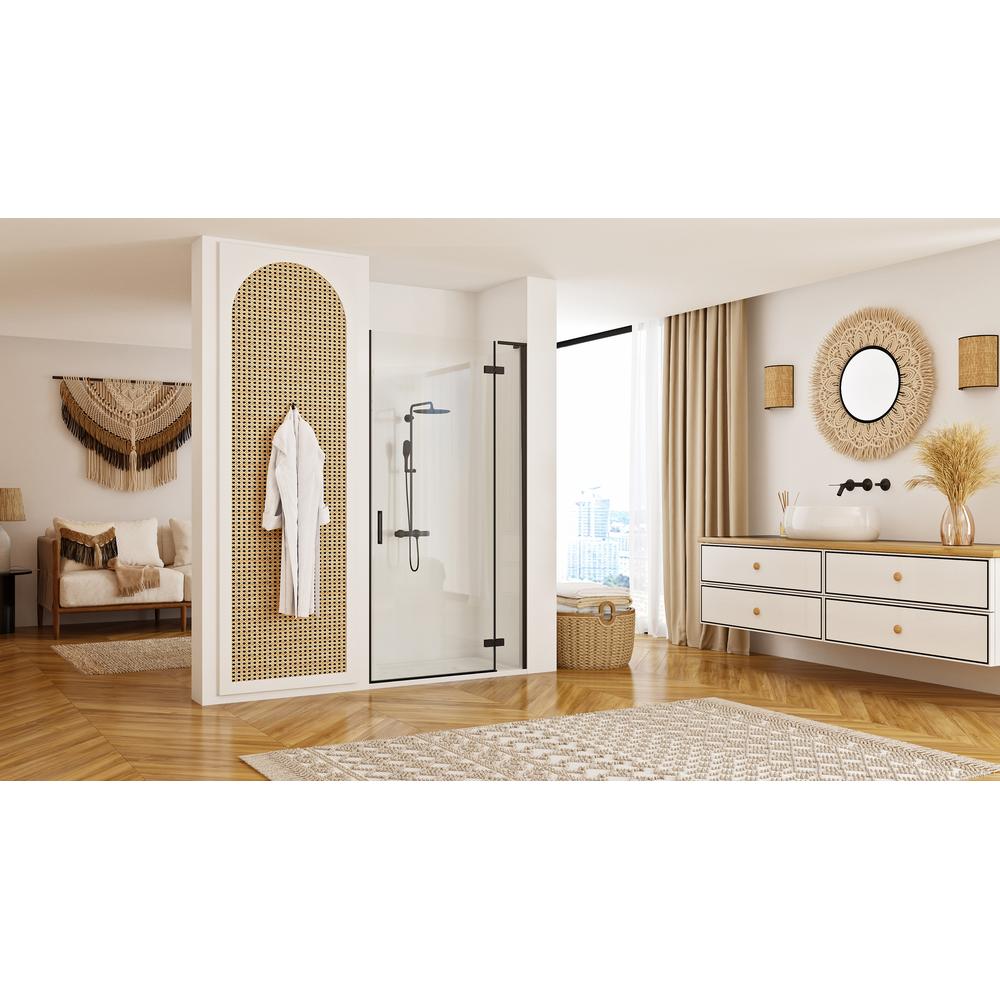 Tuš vrata Rea Hugo 100 Black