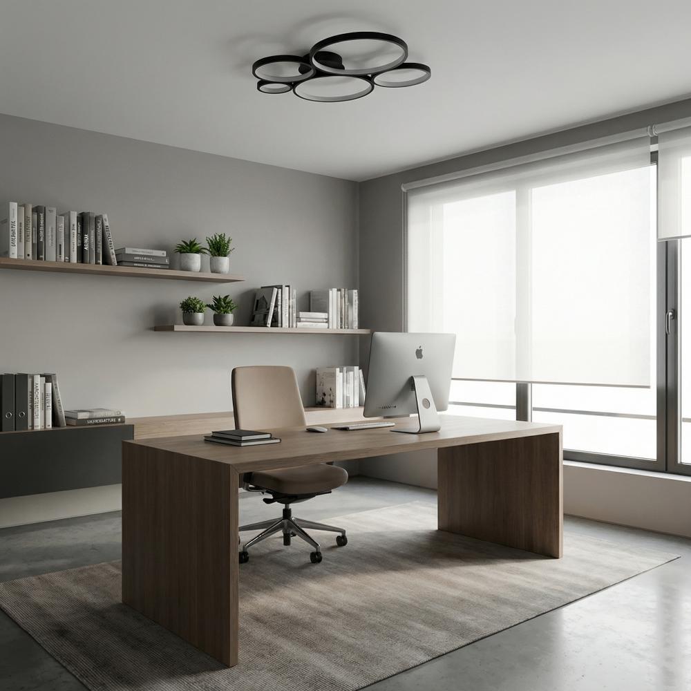 Lampa sufitowa LED APP1911-C Czarna