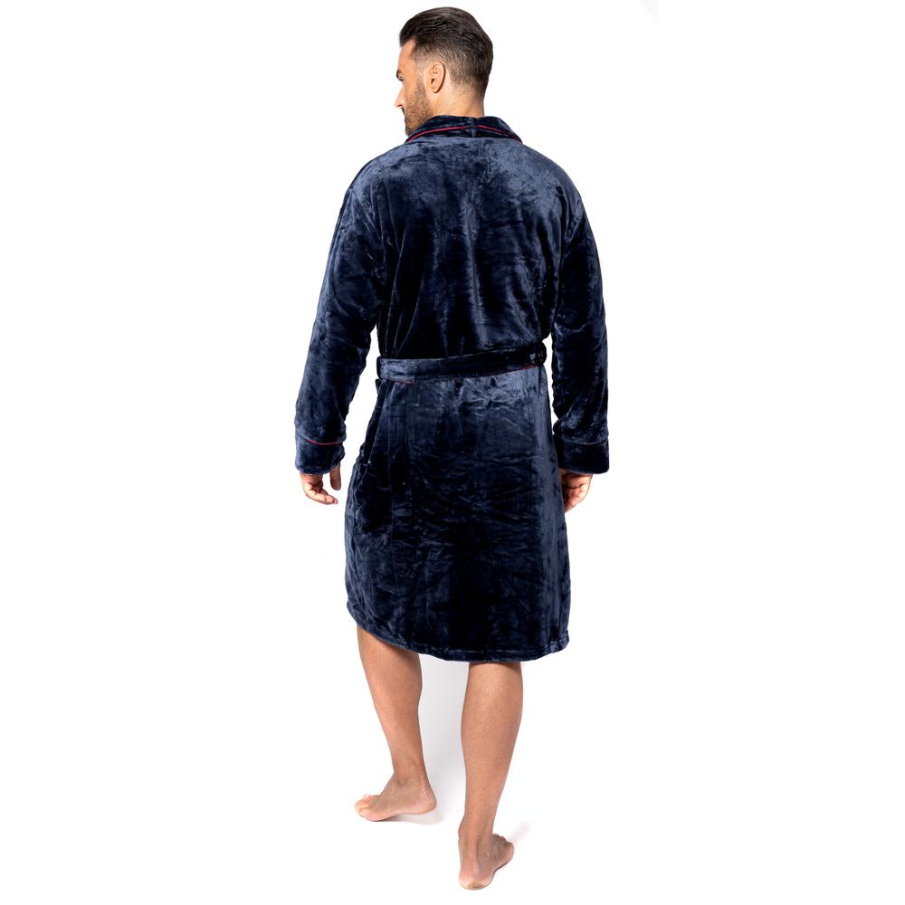 Bathrobe Roger Navy Red Men m