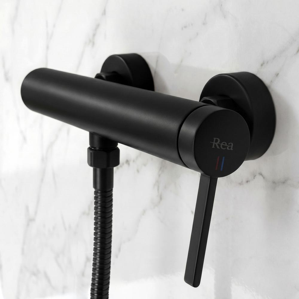 Bateria prysznicowa REA Rivo Czarna