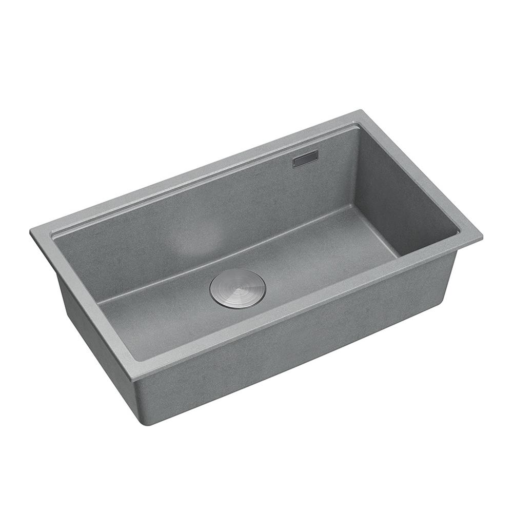 Granite sink Logan 110 Grey Metallic