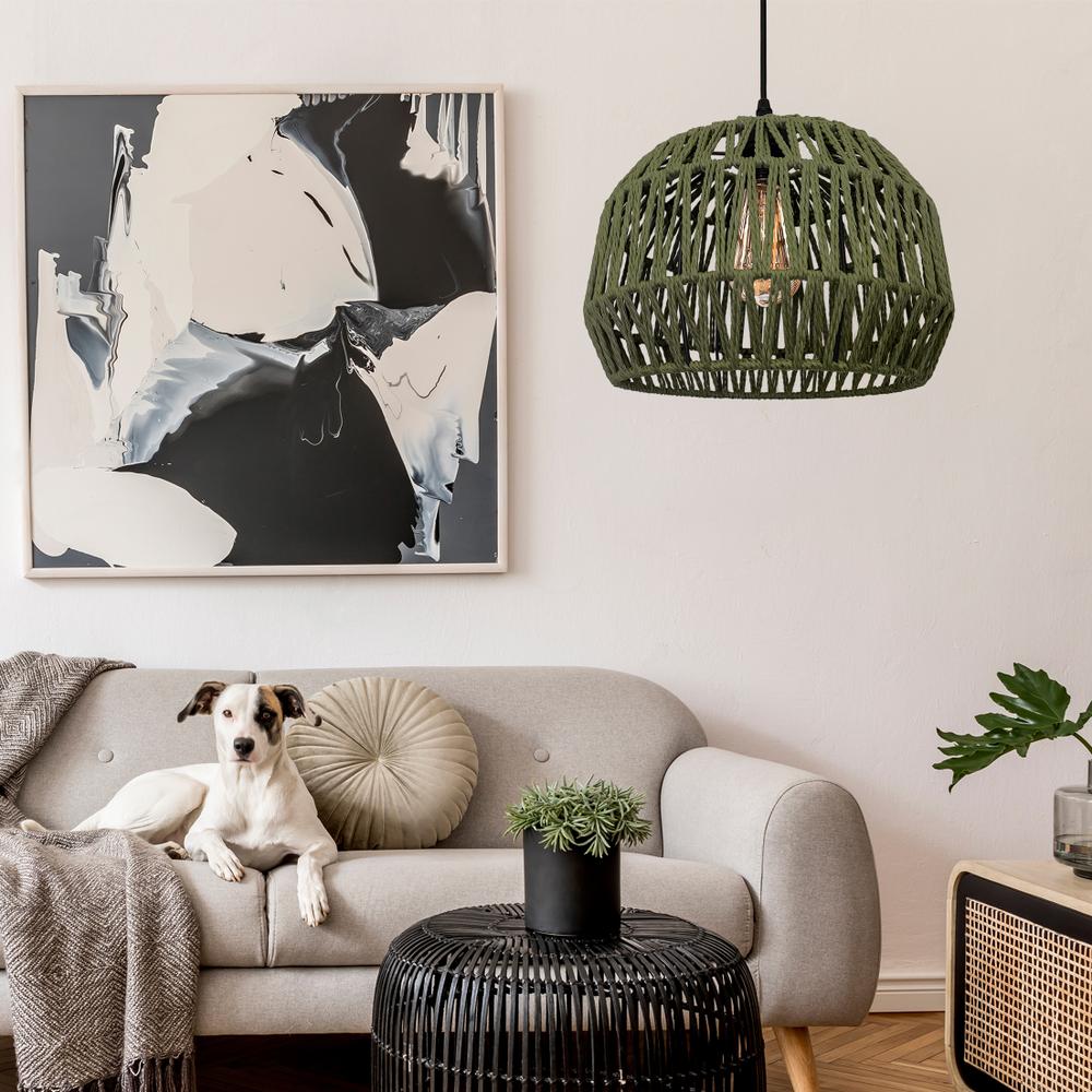 Lampe Boho APP1293-1CP Green