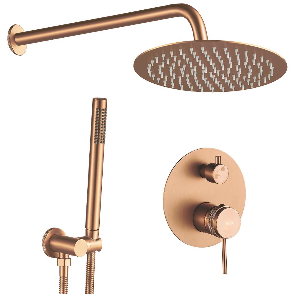 Shower system  Rea Lungo Grip Brush Copper  + BOX