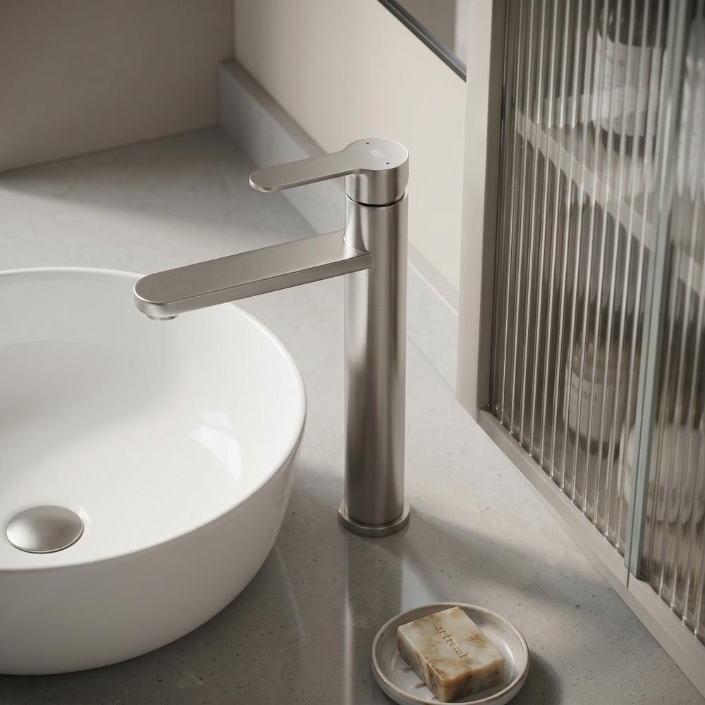Waschbeckenarmatur Rea Arcos Brush Nickel