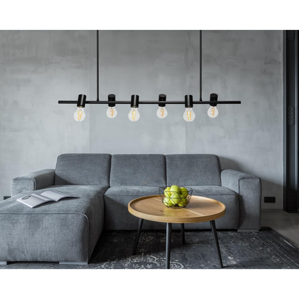 Hängelampe Metall black APP480-6CP