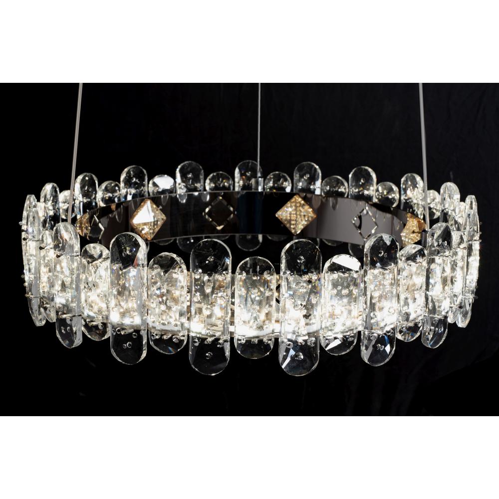 Crystal LED-Deckenleuchte APP1041-CP + Fernbedienung