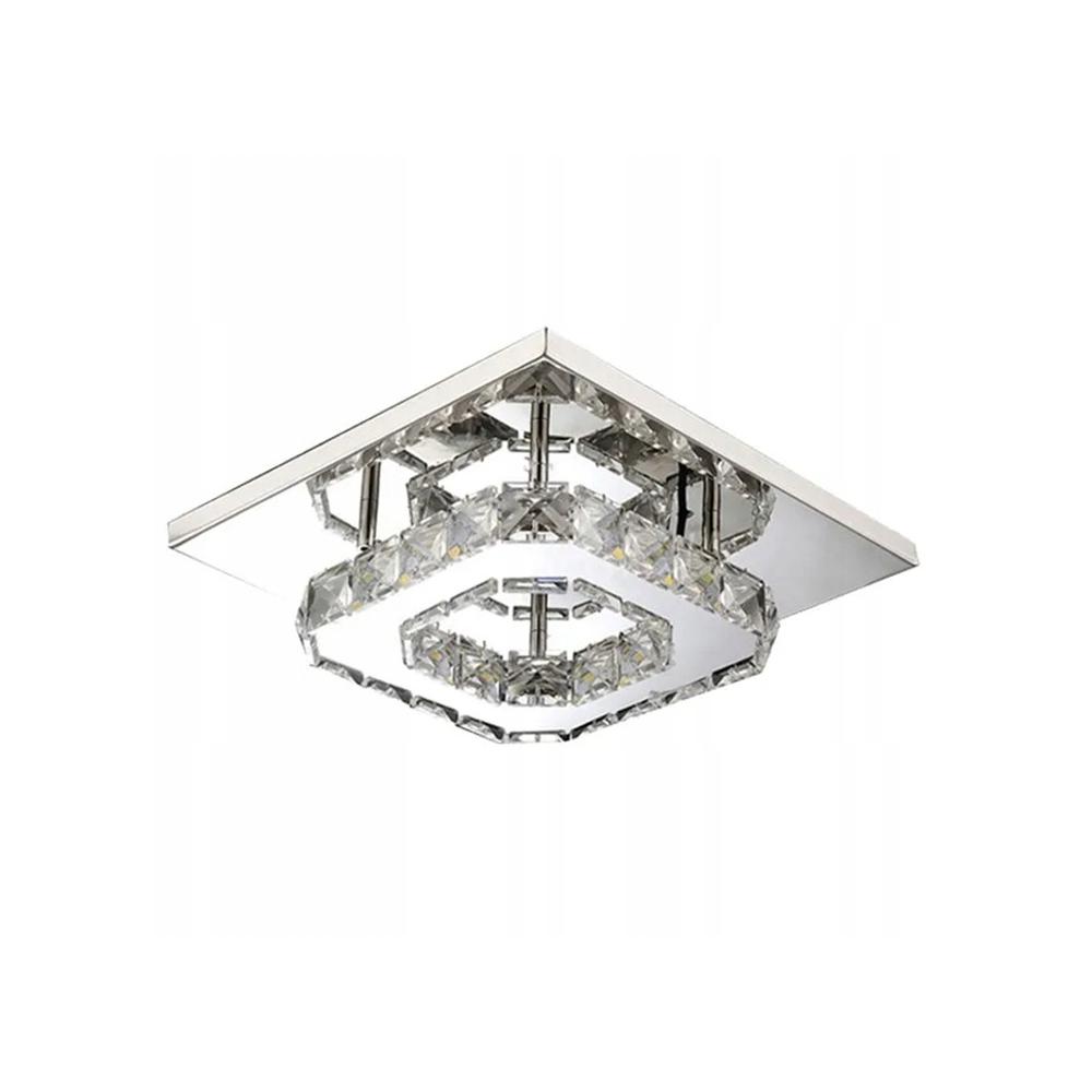 Deckenlampe Kristall quadrat Glamour 8W APP406-C