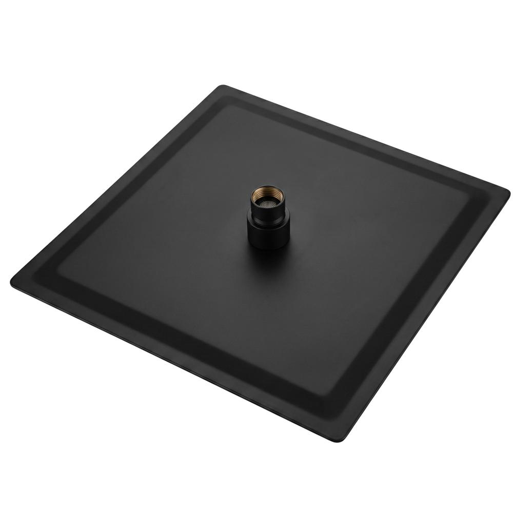 Kvadrātveida dušas galva REA JS-P015B 30cm Black