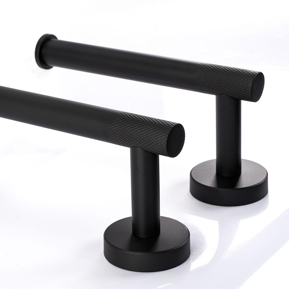 Kylpyhuonetarvikesetti GRID Black 4 osaa