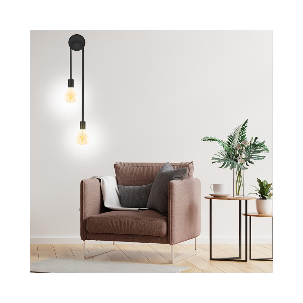 Wandlampe APP1147-2W black