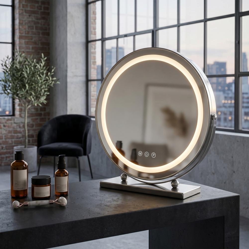 Mirror LED MAKE-UP Chrome 40 cm