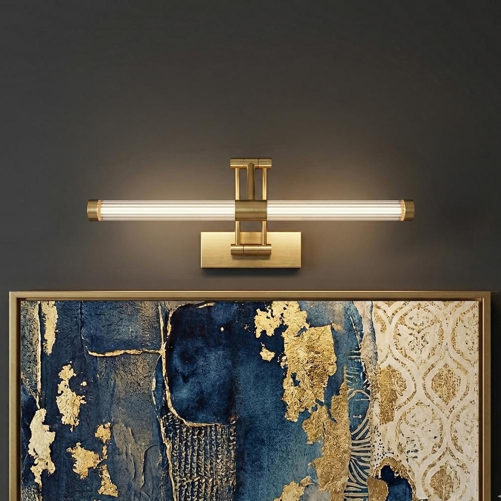 Kinkiet łazienkowy LED APP1899-1W 40cm Złoty Szczotkowany