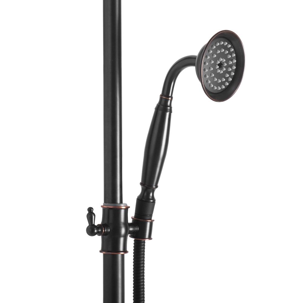 dušas komplekts REA BERGAMO OLD BLACK