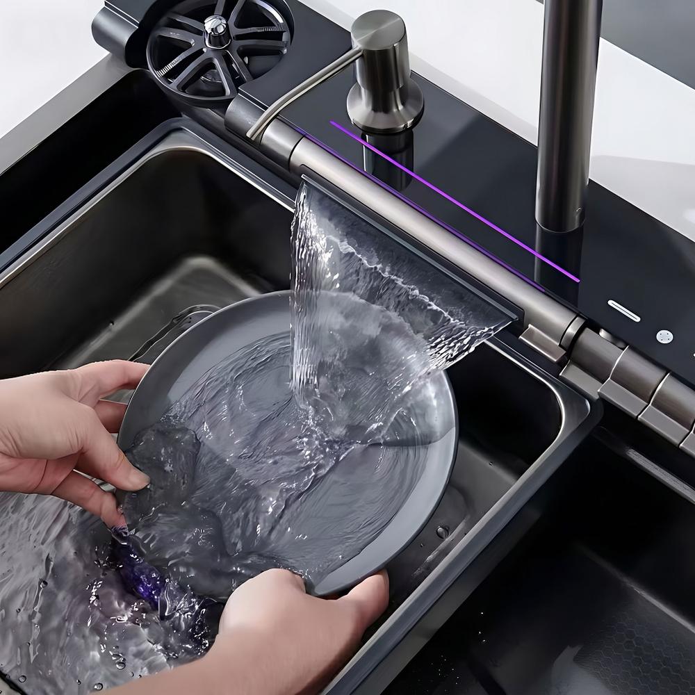 Večnamensko jekleno korito 10 v 1 REA Alonzo Črno