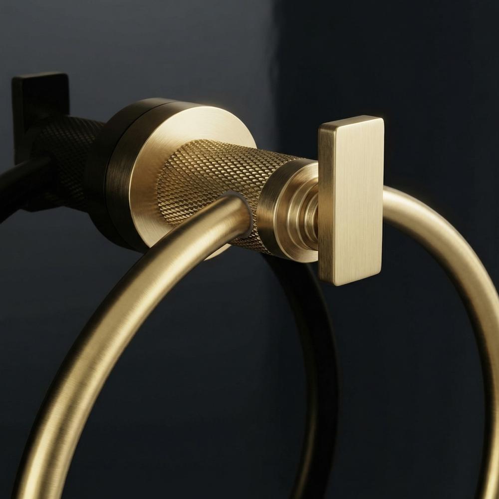 Bathroom hanger Ring 81307 Rivo Brush Gold