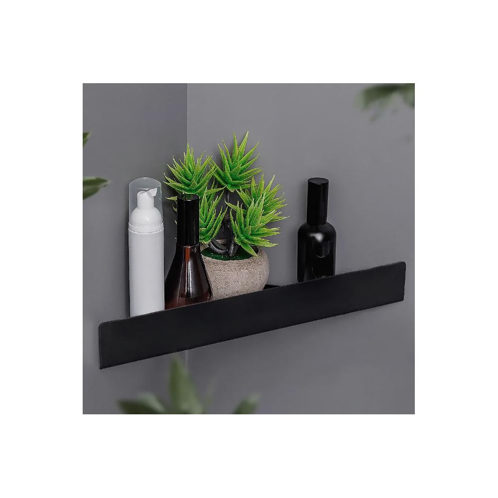 Bathroom shelf SF07 black matt