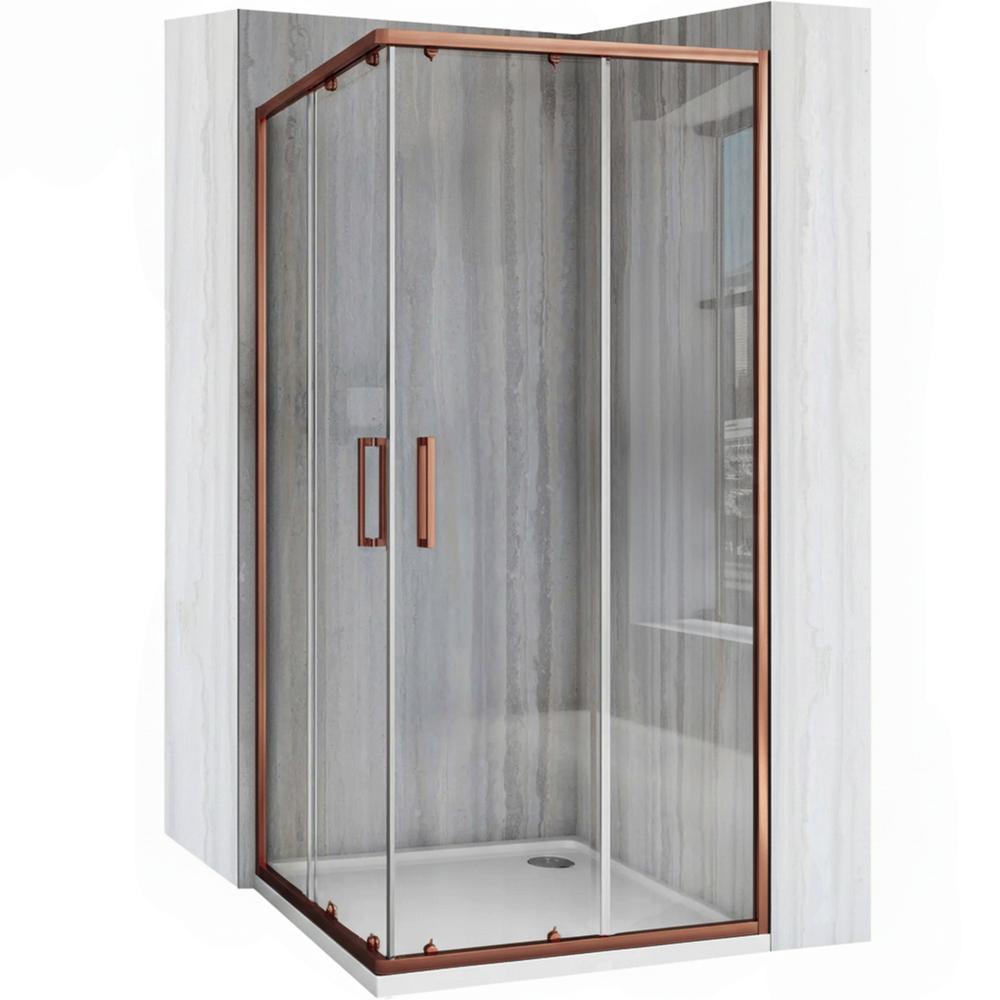 Cabina de dus Rea City 90x90 Brush Copper
