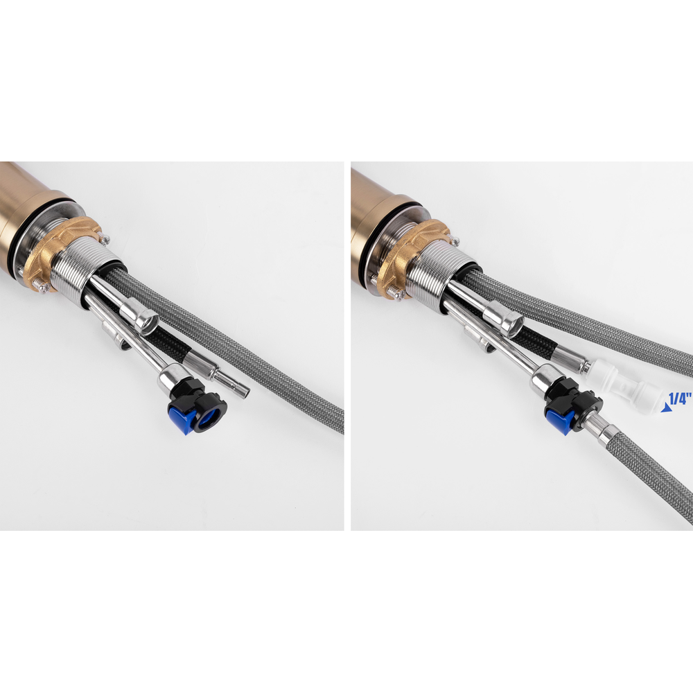 Kitchen faucet Eco Fresh BRUSH GOLD