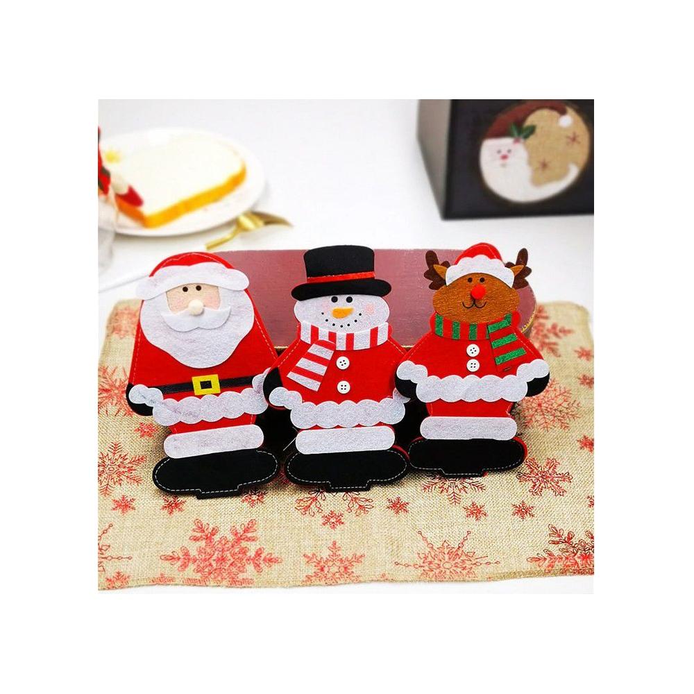 Pokrowiec na sztućce Świateczny 3 szt 311407