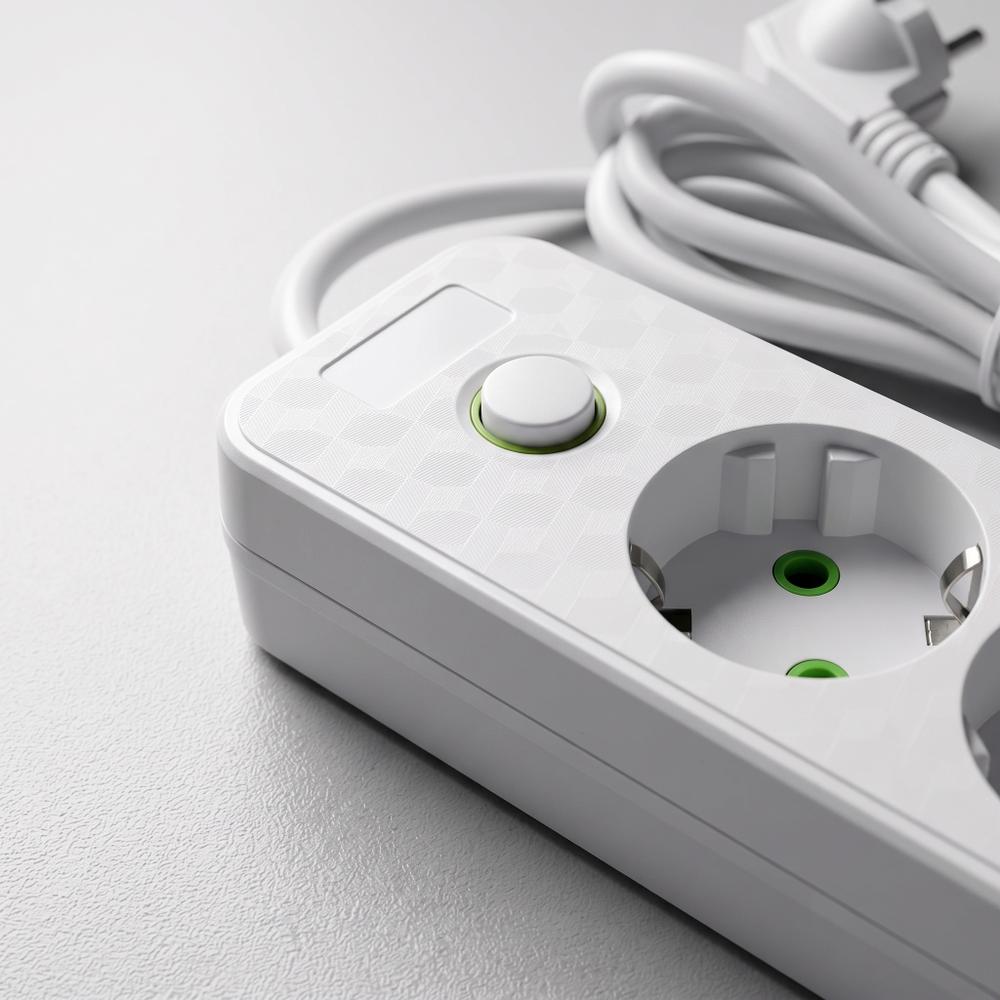 Listwa zasilająca Przedłużacz 3 gniazda + 2x USB-A + USB-C JNH020-3A Biały