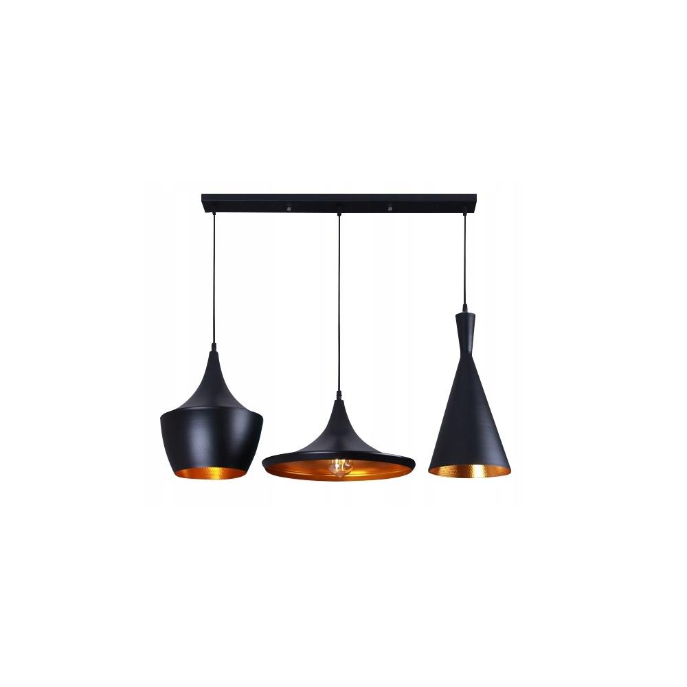 Deckenlampe Costa SET CP Black