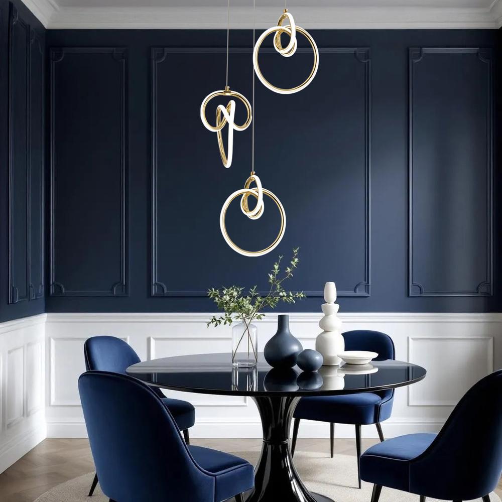 LED-Hängeleuchte G072-3CPR Gold