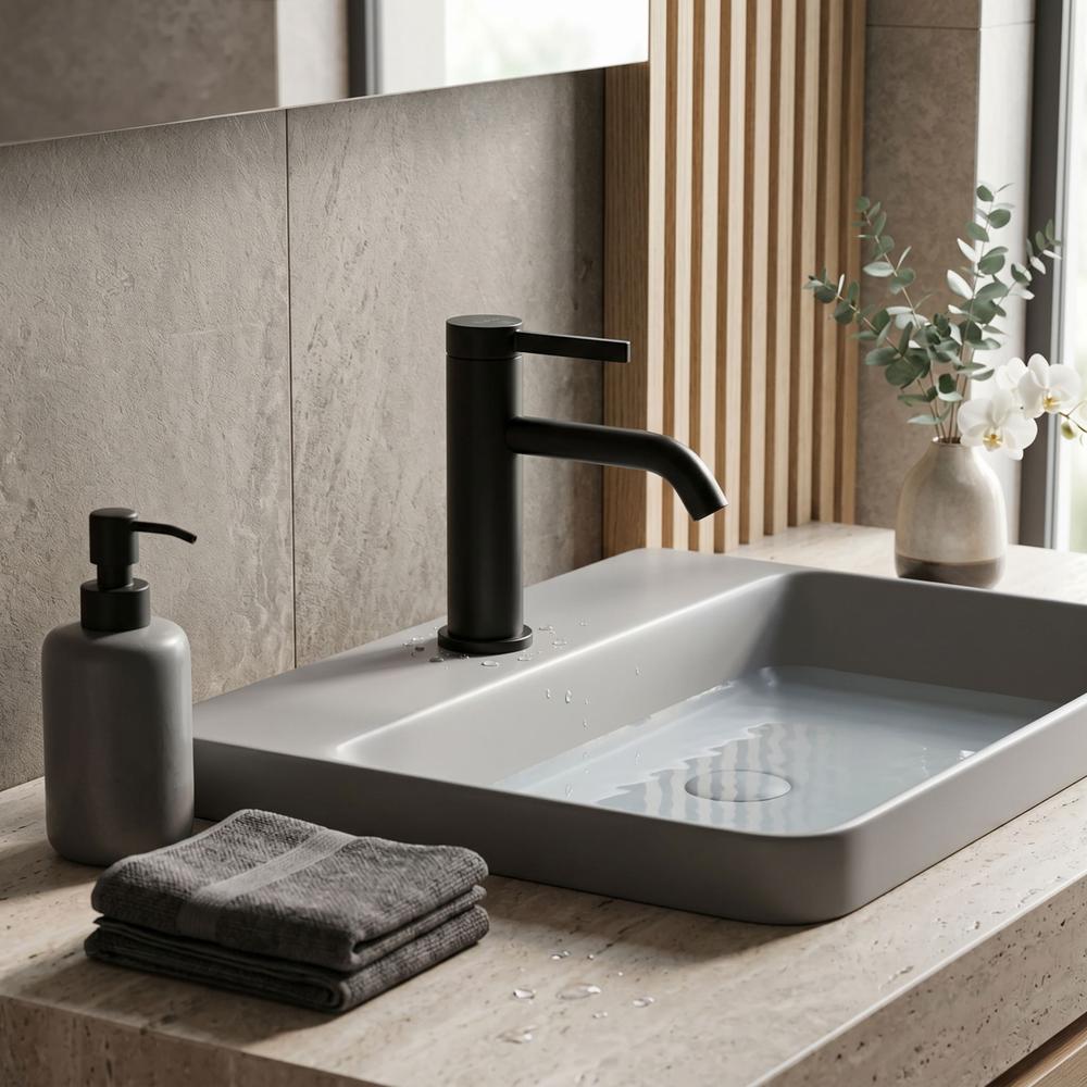 Bathroom faucet Rea Rivo Black