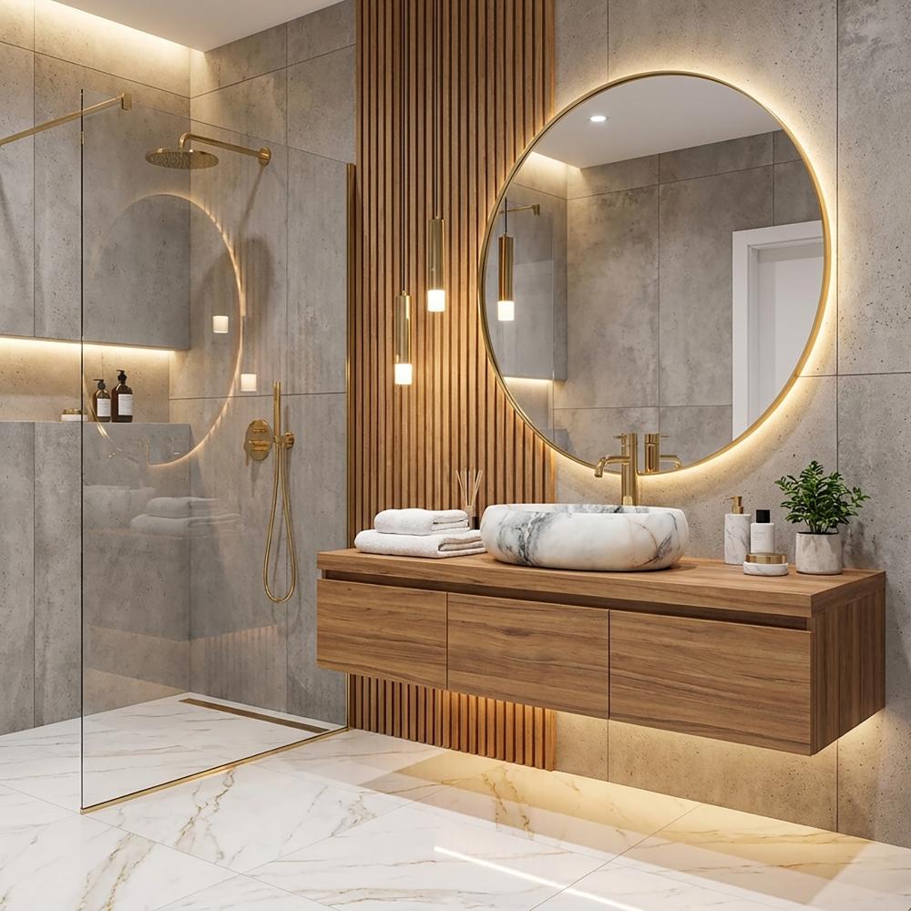 Lavoar de top blat Rea Linda Granit Mat