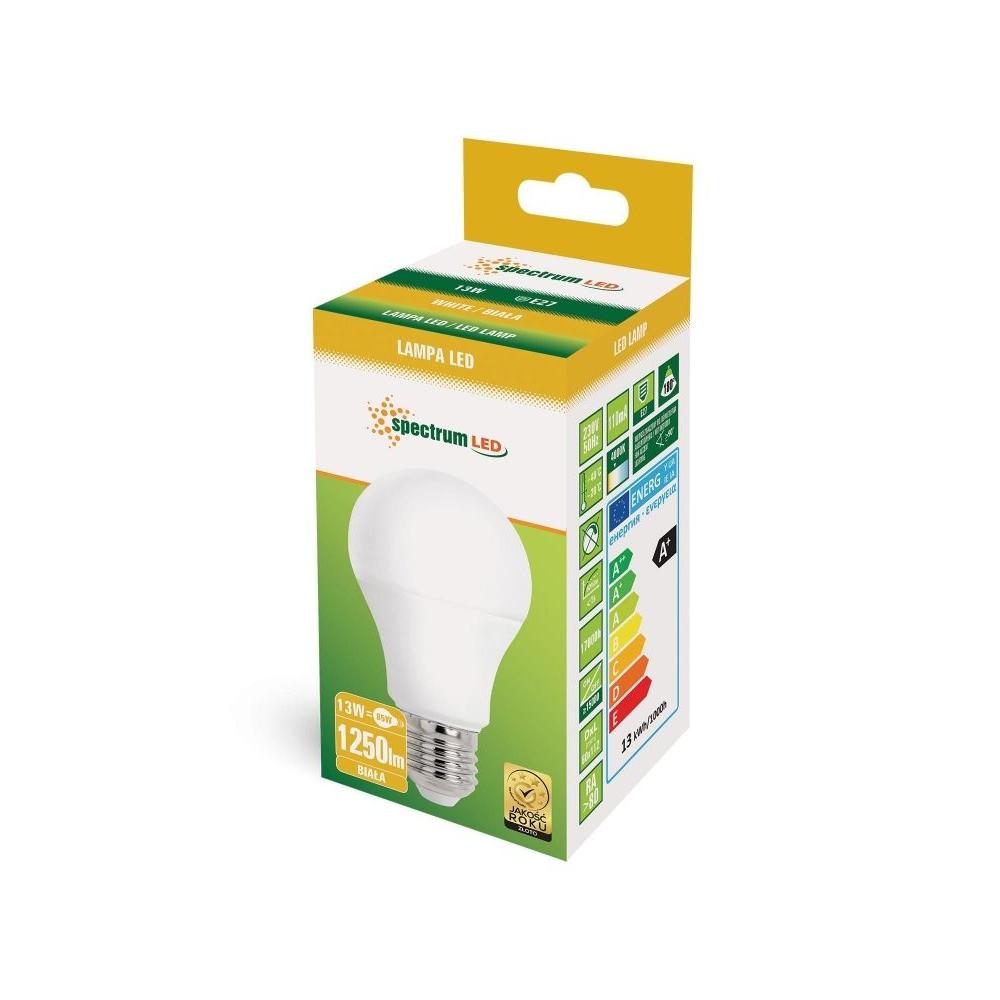 LED-Lampe Neutral GLS E-27 230V 13W NW WOJ+14102