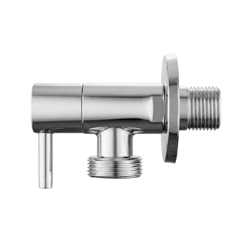 Valvola ad angolo 1/2" x 3/4" Chrome