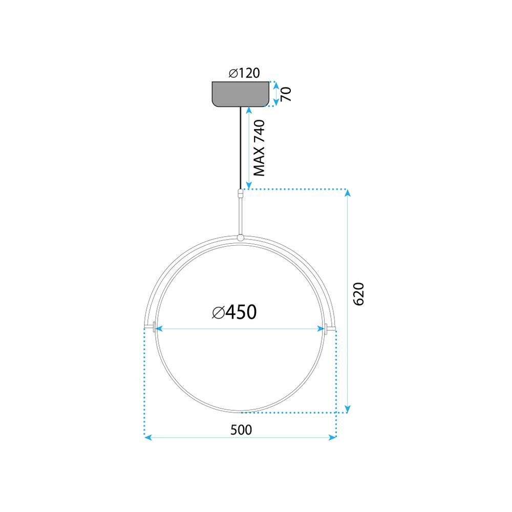 Lampe LED APP1427-C 50cm