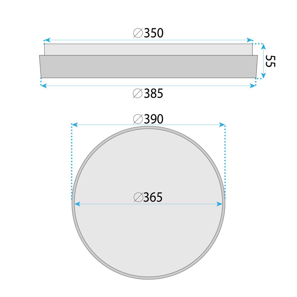 Плафон G116-C 40CM WOOD
