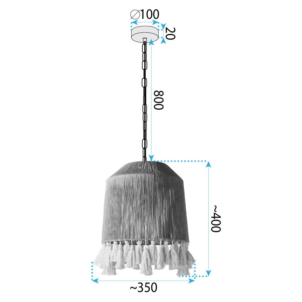 Лампа APP1734-1CP 30 cm