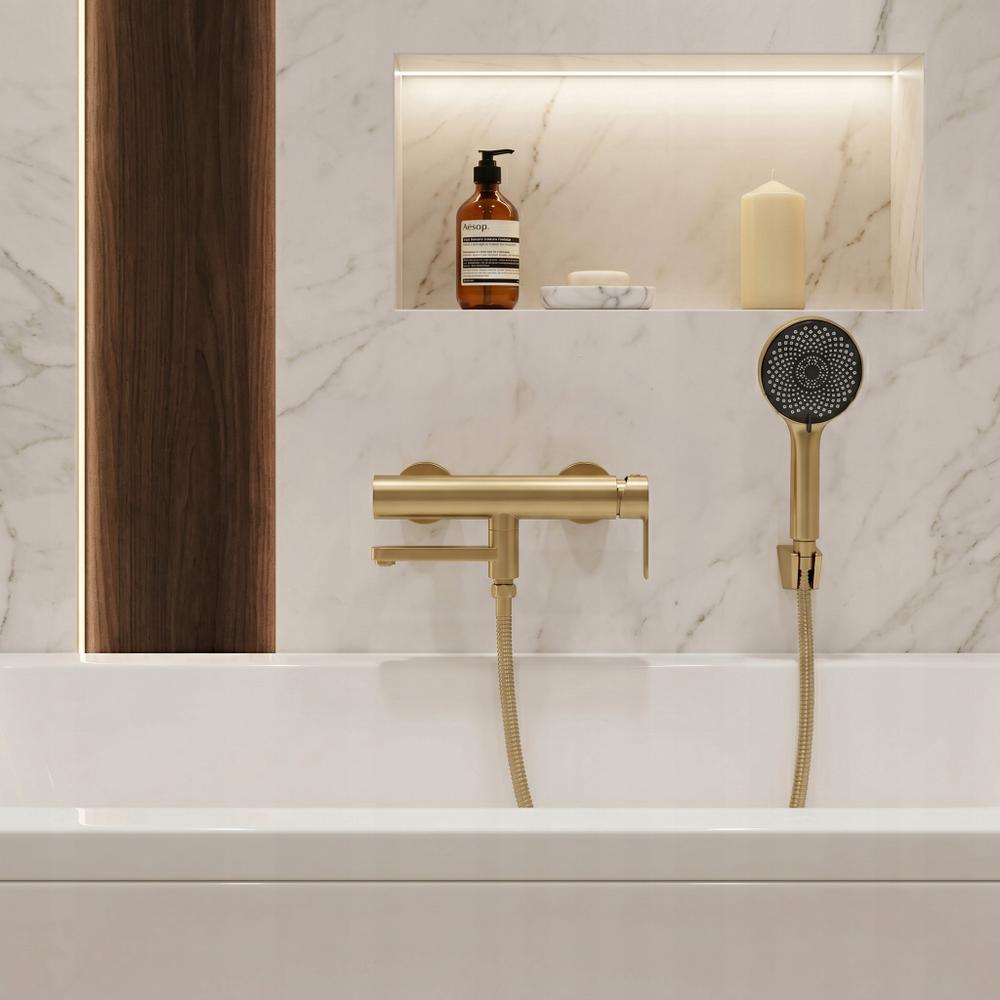 Flessibile doccia Rea Brush Gold 150 cm
