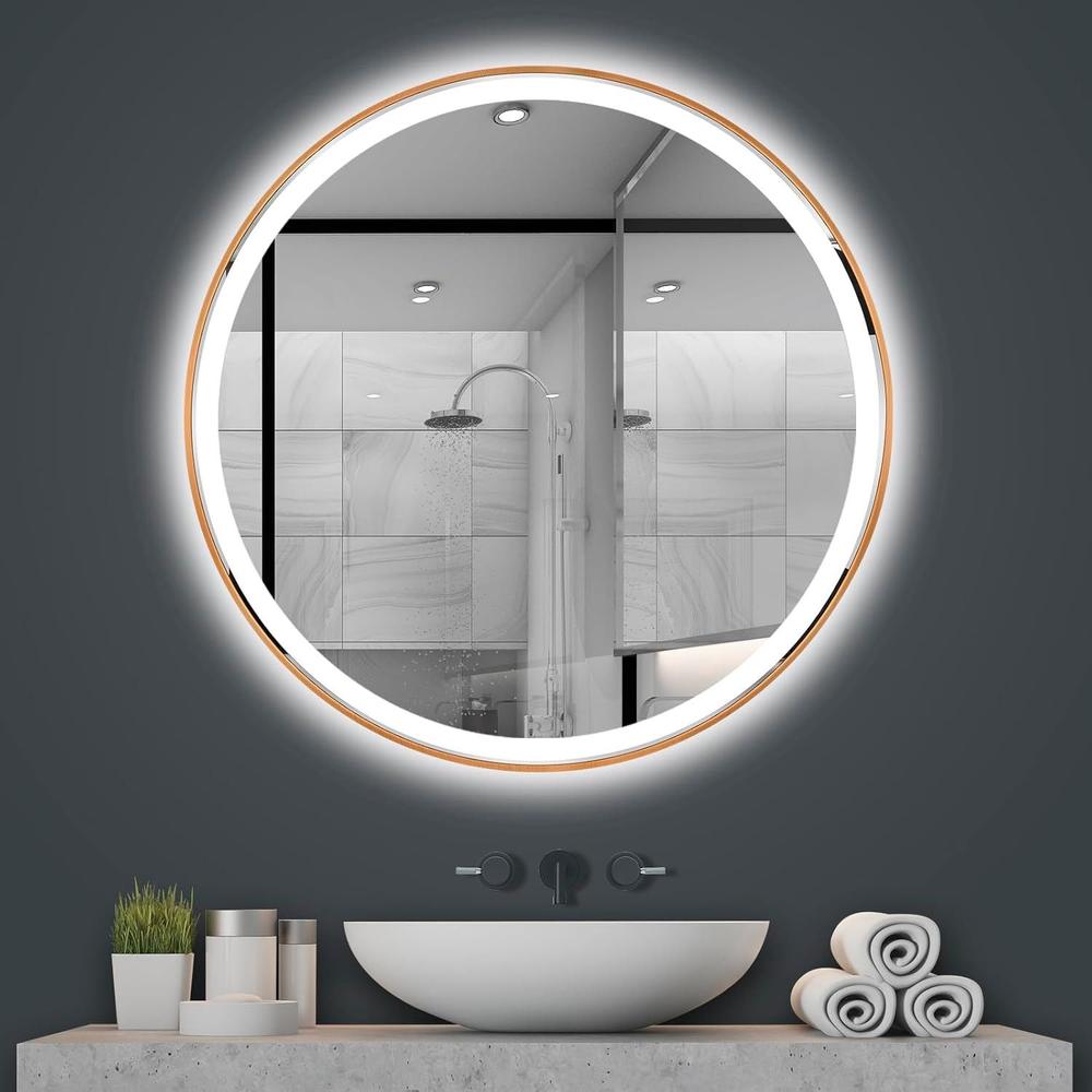 LUSTRO ŚCIENNE LED 100cm MMJ N miedziane szczotkowane