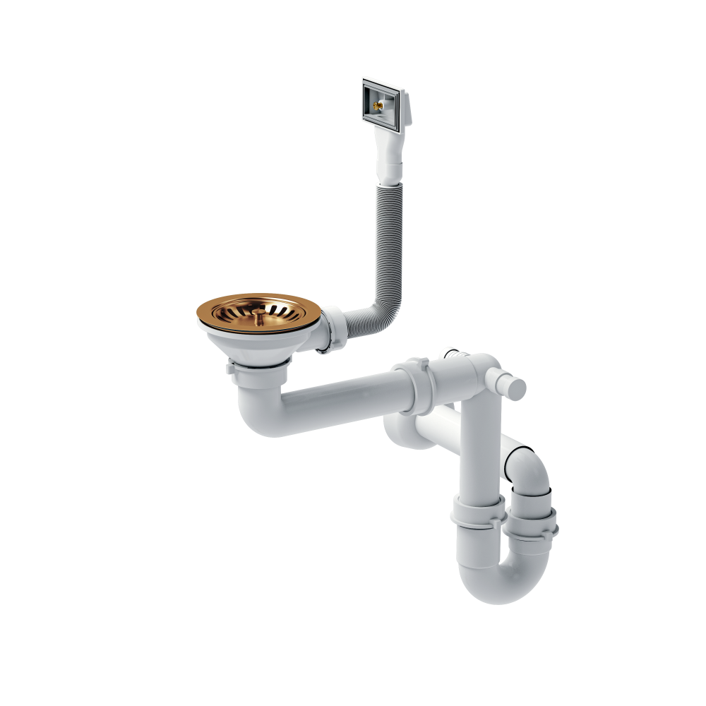 Stainless steel sink RUSSEL 116 Copper