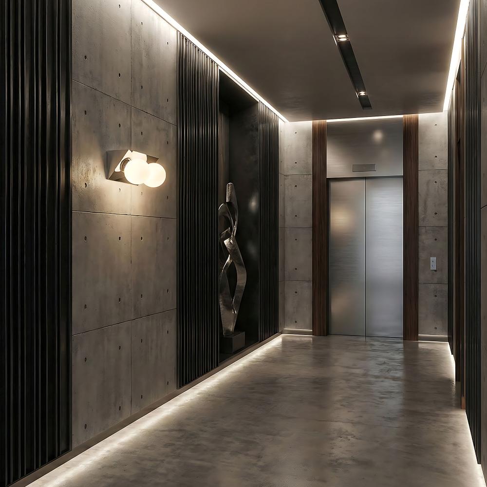 Wandlampe APP1228-2W Chrom