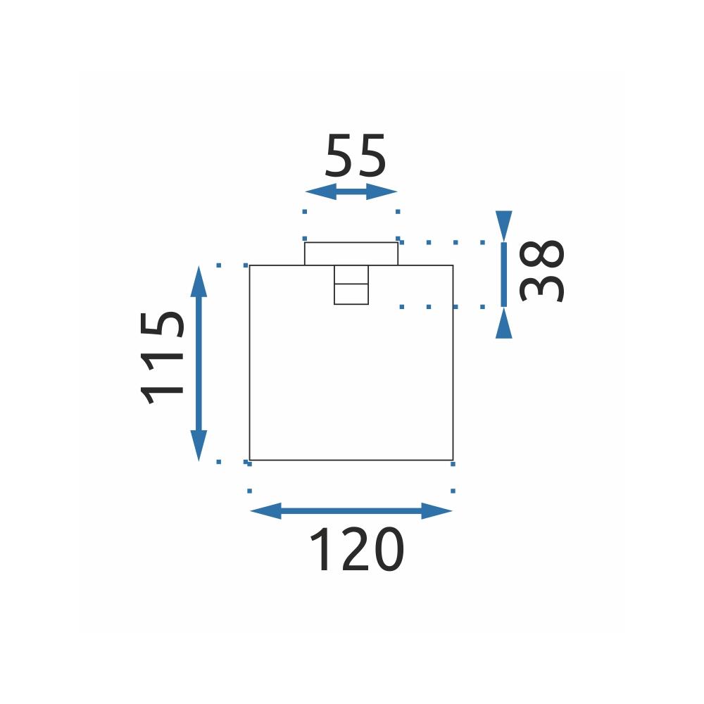 Portarrollos de papel higiénico OSTE 05 CHROME