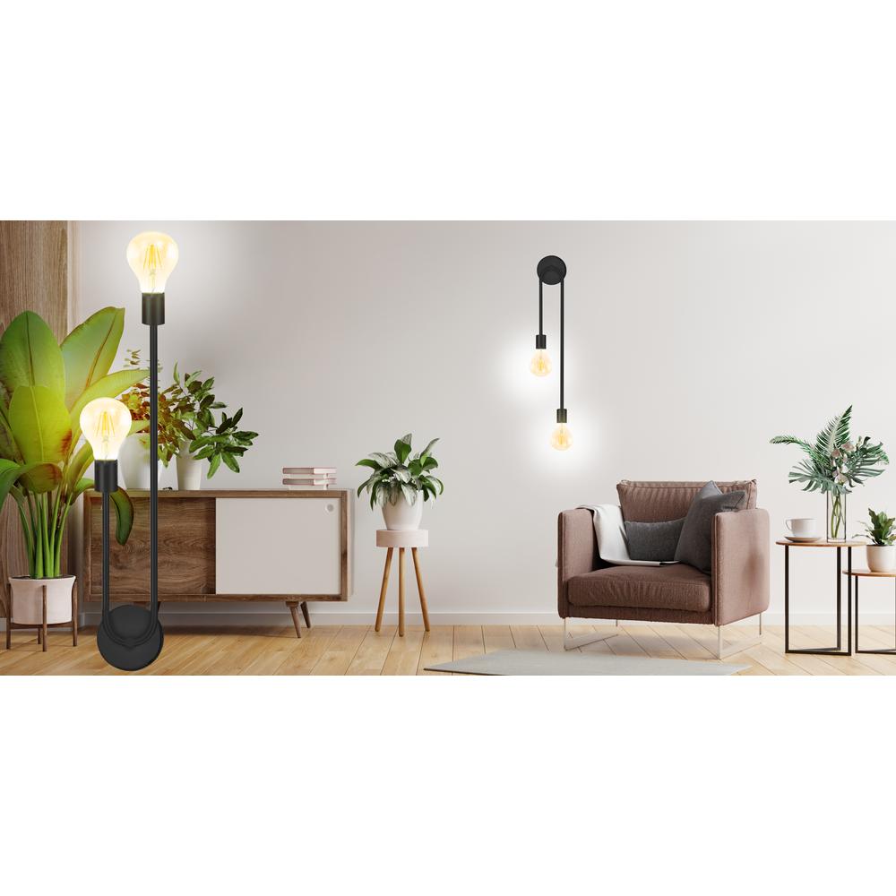 Wandlampe APP1147-2W black