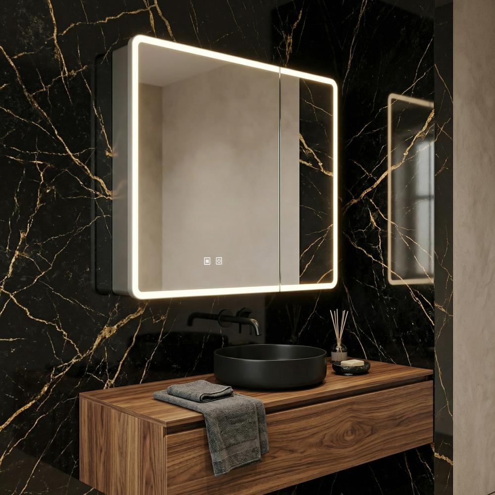 LED-es tükrös szekrény M1011-60 60x70