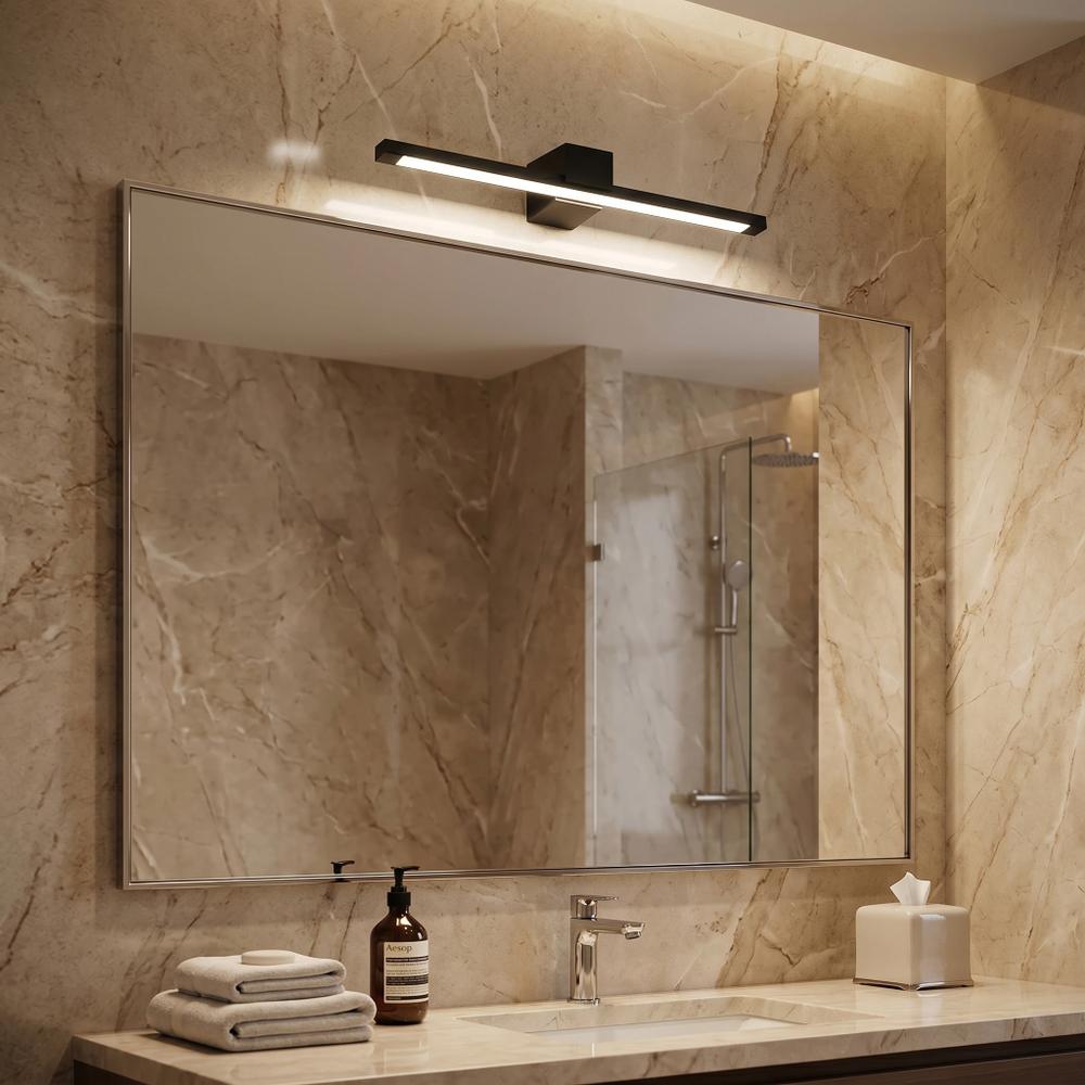 Bathroom LED wall sconce SWE049-1W 40 cm Black