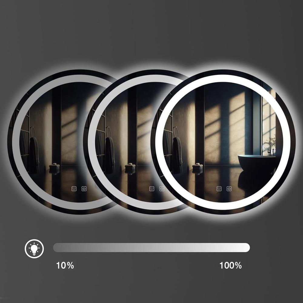 Specchio LED  50cm BAS