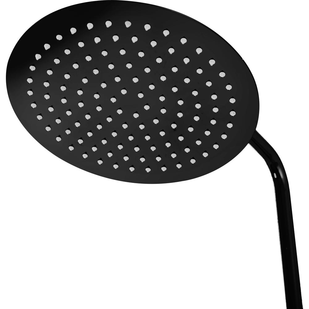 Rea Lungo melns metālisks dušas komplekts ar termostatu