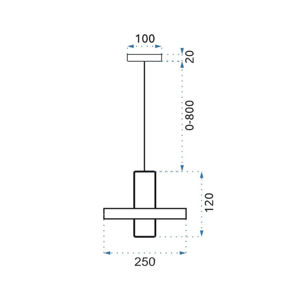 Hängelampe Glas Metall Gold Led APP553-1CP