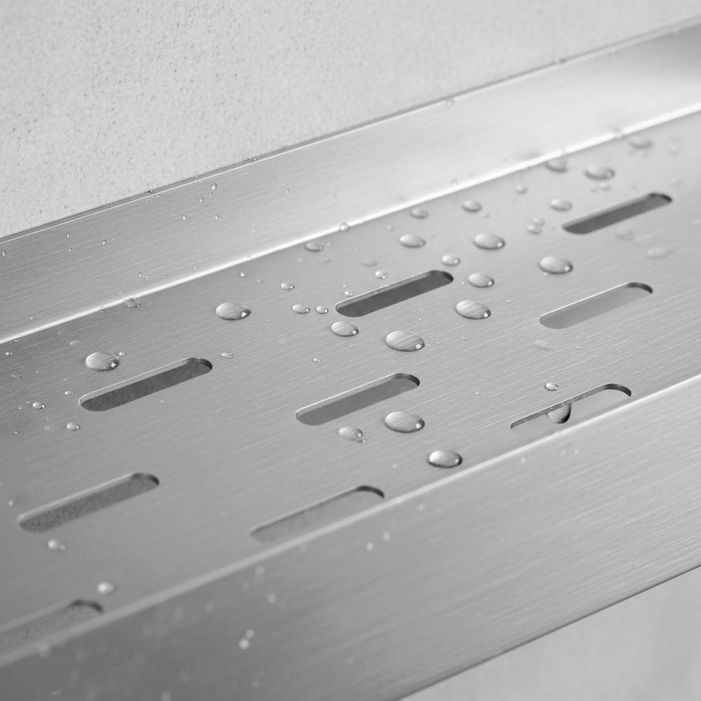 Fürdőszobai polc SF04 60cm steel brush