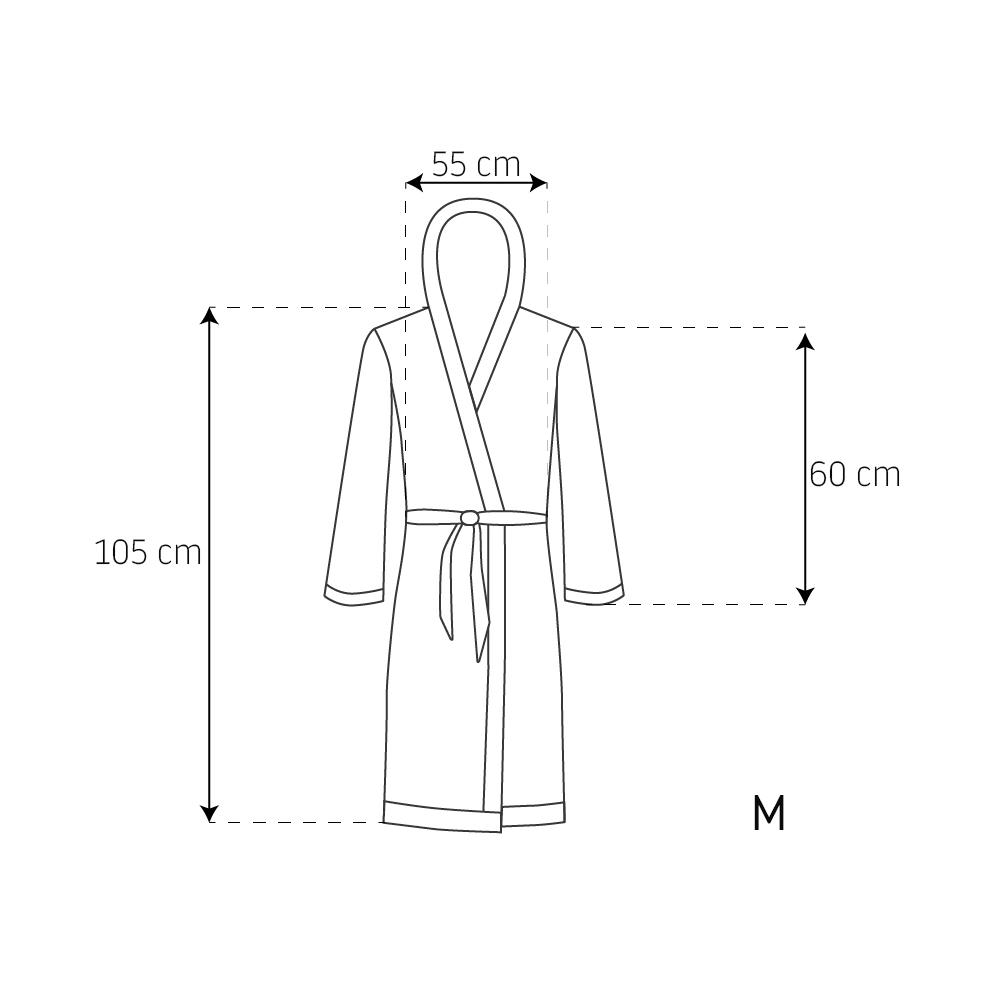 Bathrobe Jordan Beige / Ecru size M