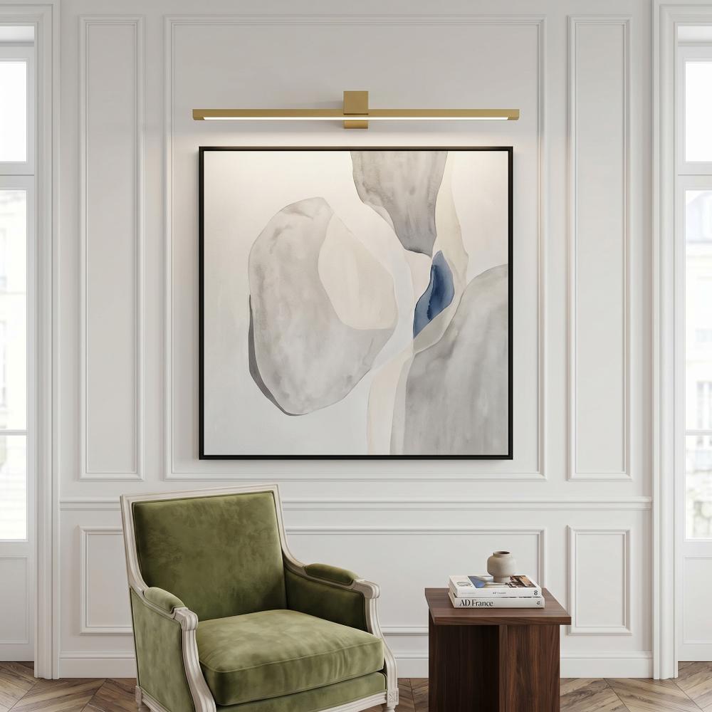 Kinkiet łazienkowy LED SWE048-1W 80 cm Złoty Szczotkowany